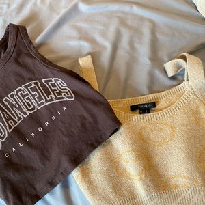 2 crop top set